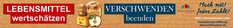 Banner Lebensmittel Verschwendung